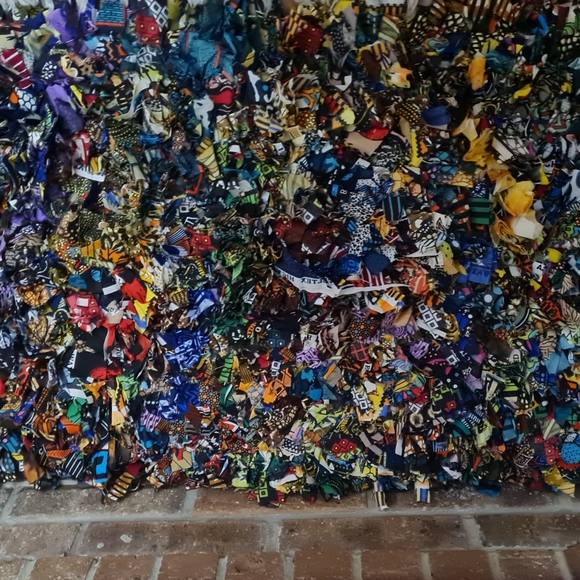 Ankara Rag Rug - Picture 3 of 4